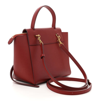 Celine Grained Calfskin Nano Belt Bag Ruby 3 of 10