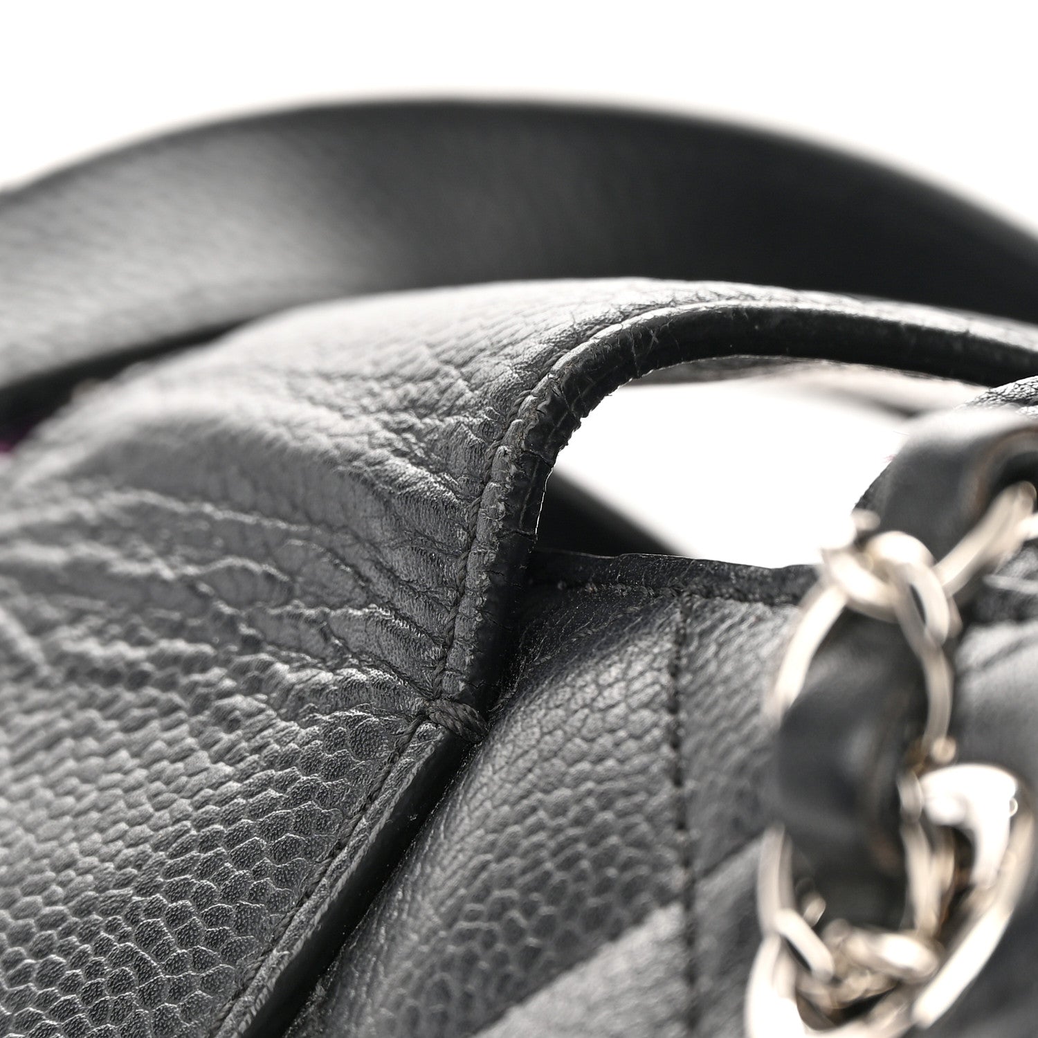 Chanel Caviar Quilted Large CC Box Shopping Tote Black 20 of 24
