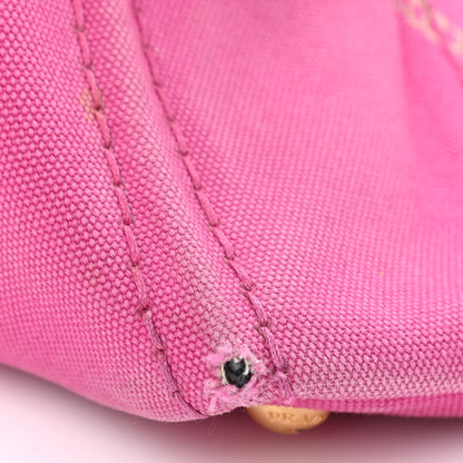 Prada Canapa Small Logo Shopping Tote Fuxia 12 of 20