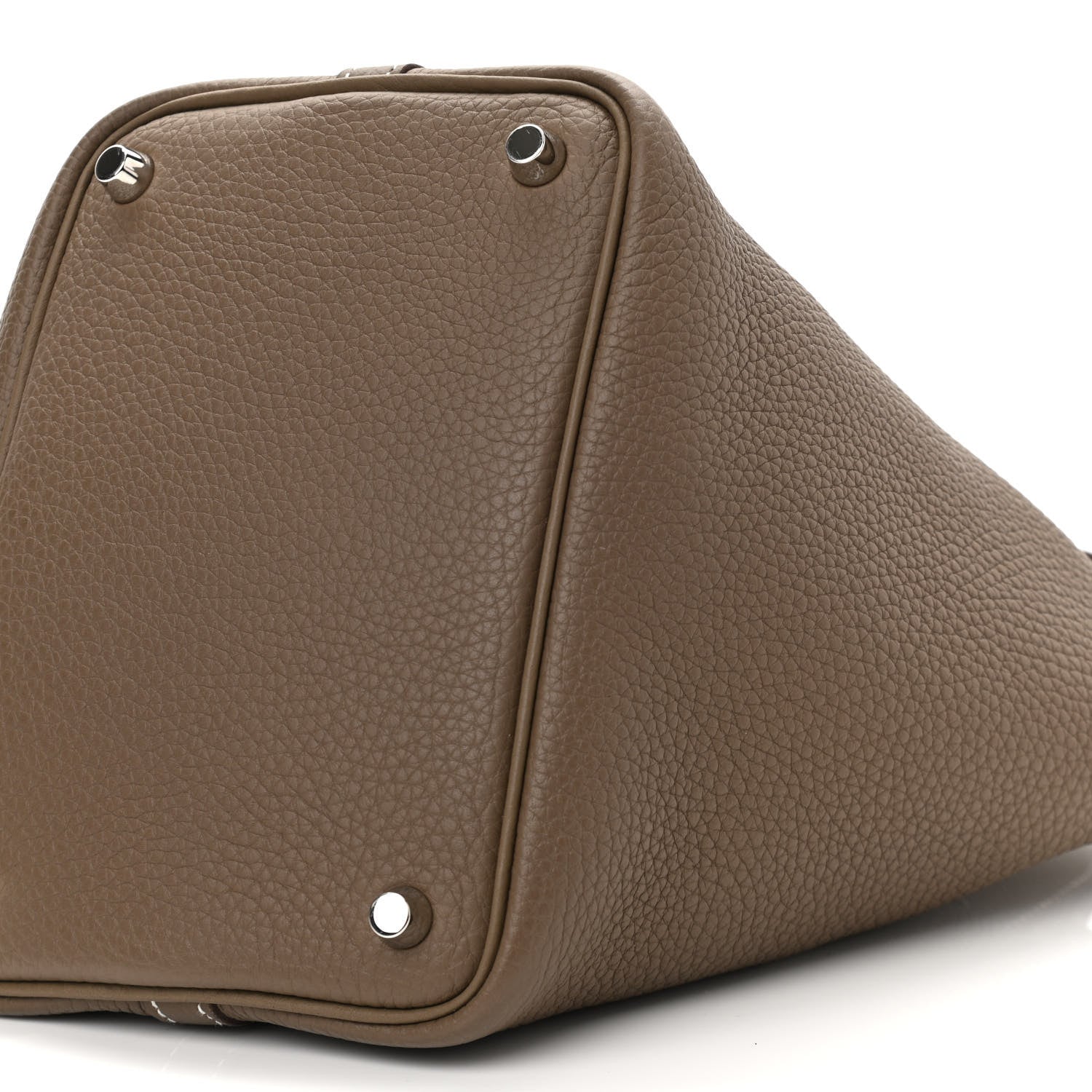 Hermes Taurillon Clemence Picotin Lock 18 PM Etoupe 10 of 11