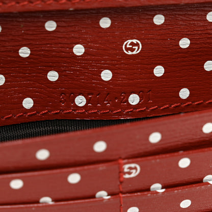 Gucci Calfskin GG Continental Wallet Red 8 of 10