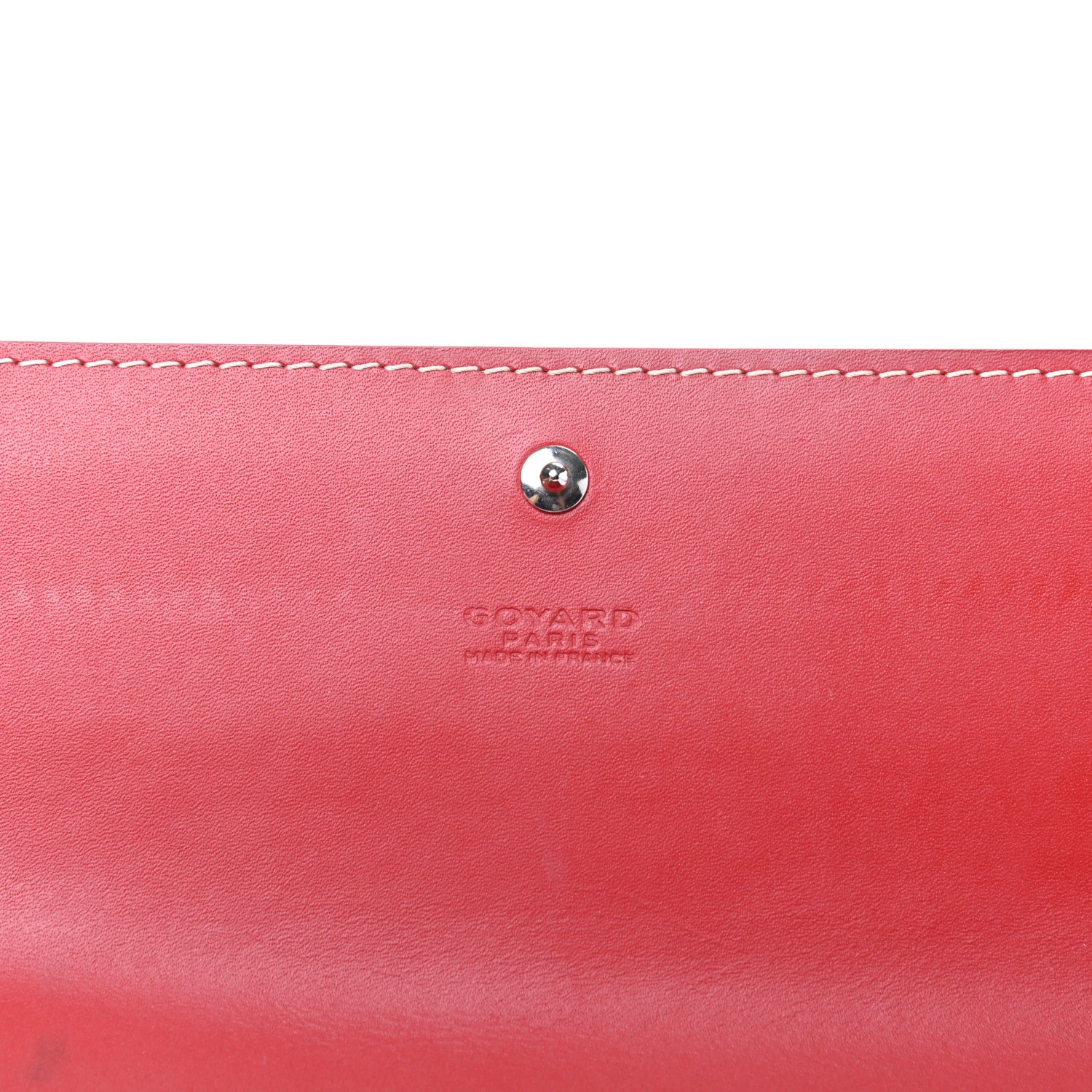 Goyard Goyardine Varenne Long Wallet Red 6 of 8