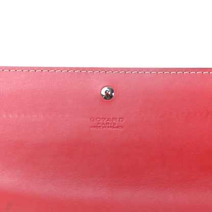 Goyard Goyardine Varenne Long Wallet Red 6 of 8