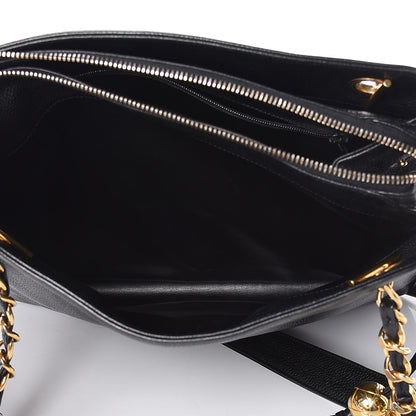 Chanel Caviar CC Shoulder Bag Black 7 of 15