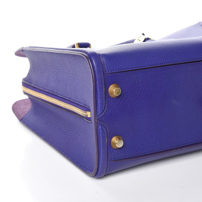 Alexander McQueen Grained Calfskin Heroine Open Tote Purple 5 of 11