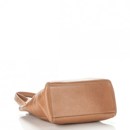 Chanel Calfskin CC Shoulder Bag Dark Beige 4 of 7