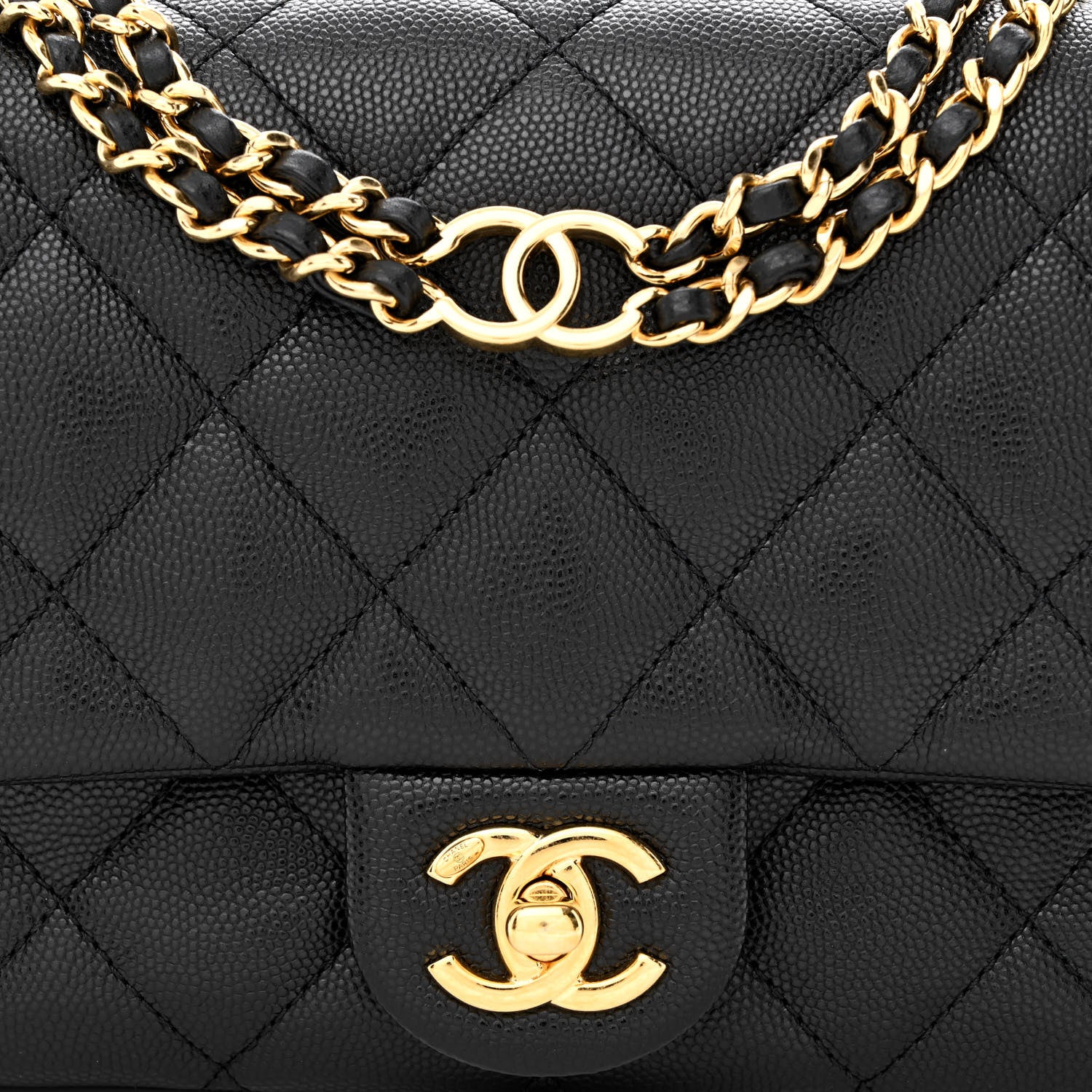 Chanel Caviar Quilted Mini CC You Flap Black 8 of 10