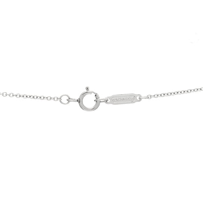 Tiffany Platinum Diamond Heart Pendant Necklace 4 of 6