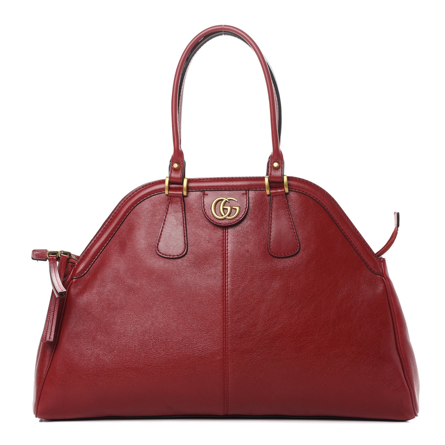 Calfskin Large Re(Belle) Top Handle Bag Red