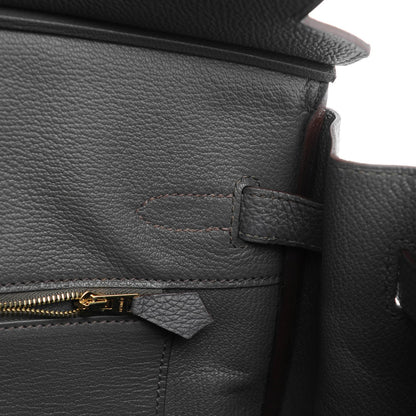 Hermes Togo Birkin 35 Etain 19 of 22