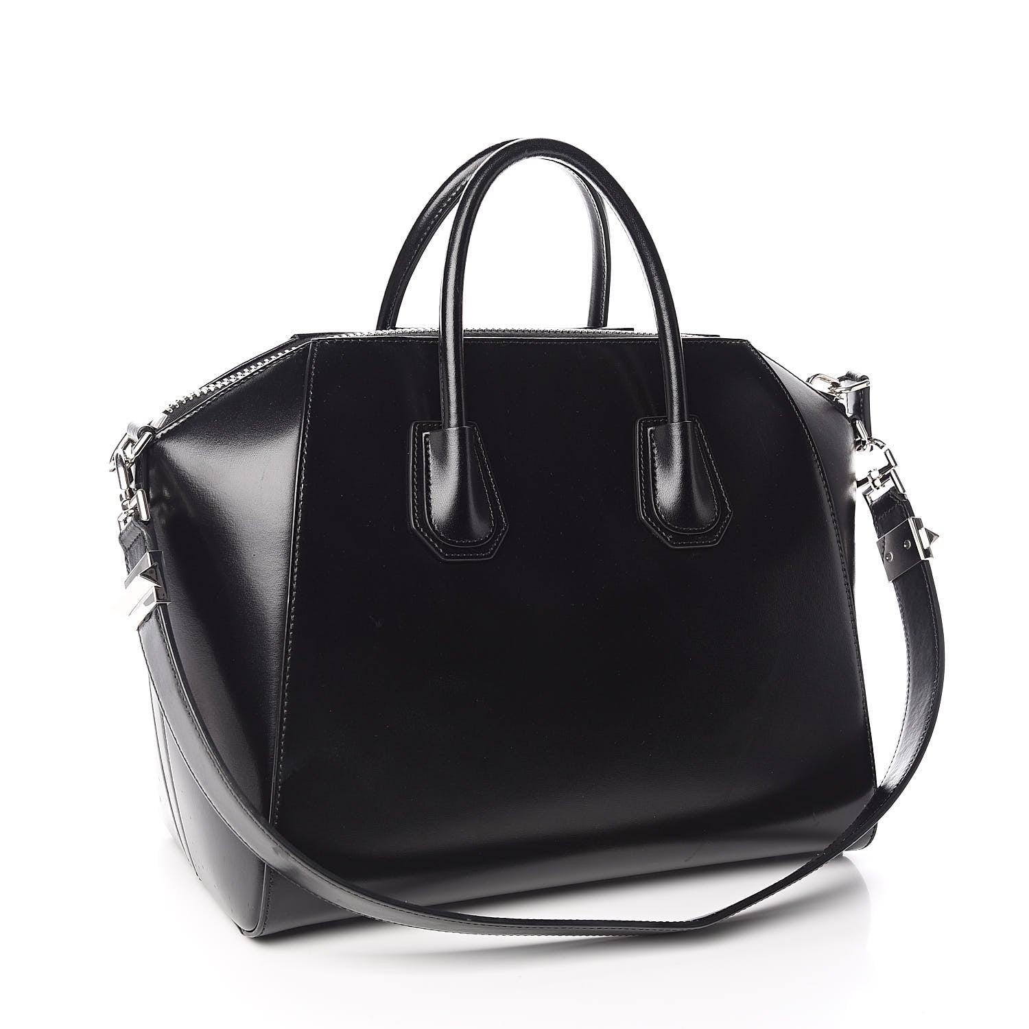 Givenchy Shiny Lord Calfskin Medium Antigona Black 3 of 10