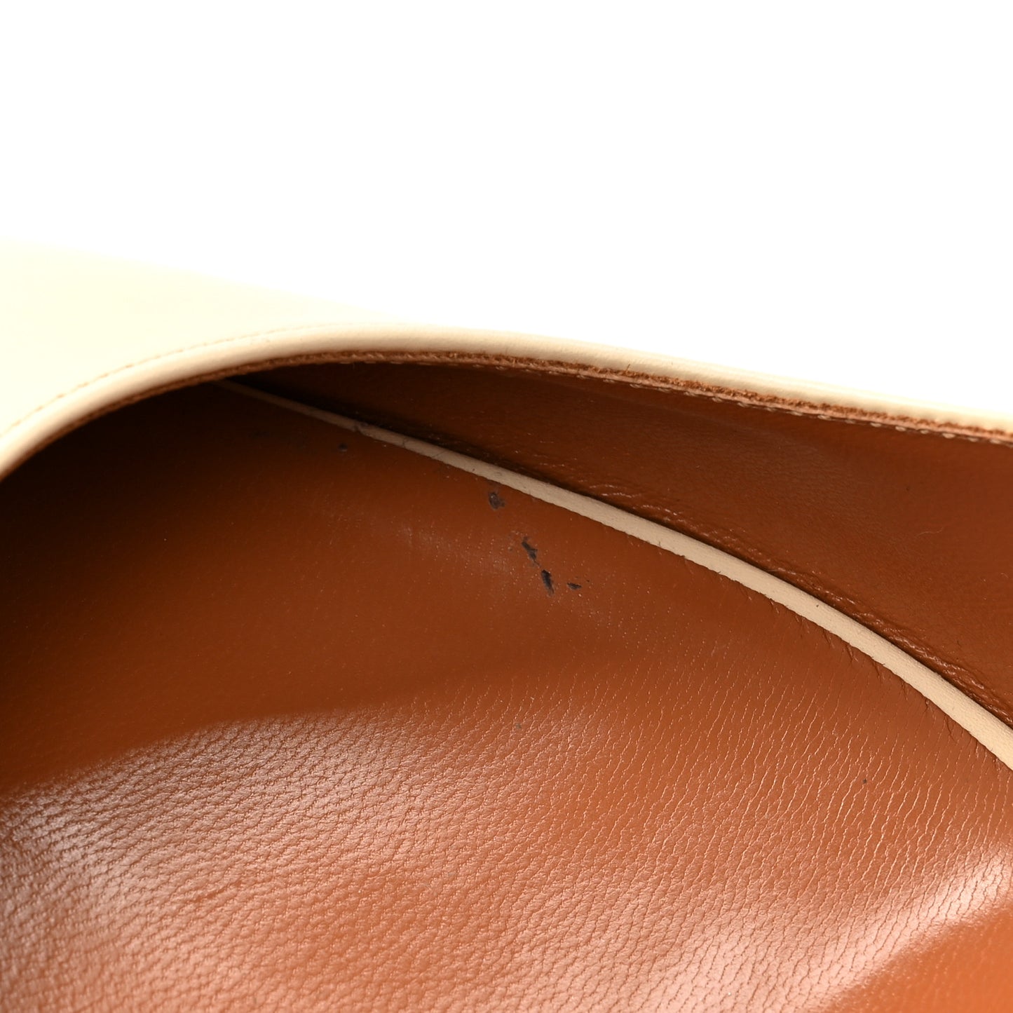 Calfskin Opyum 110 Slingback Pumps 36.5 Real Beige