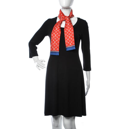 Louis Vuitton Silk Monogram Superstition Bandeau Black 2 of 5