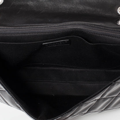 Chanel Vinyl Quilted In the Business Flap Bag Black 7 of 11