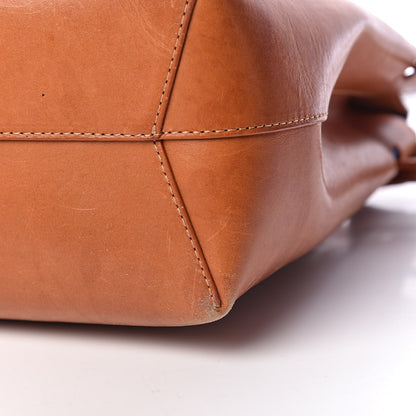 Mansur Gavriel Calfskin Lady Bag Cammello Azzurro 11 of 20