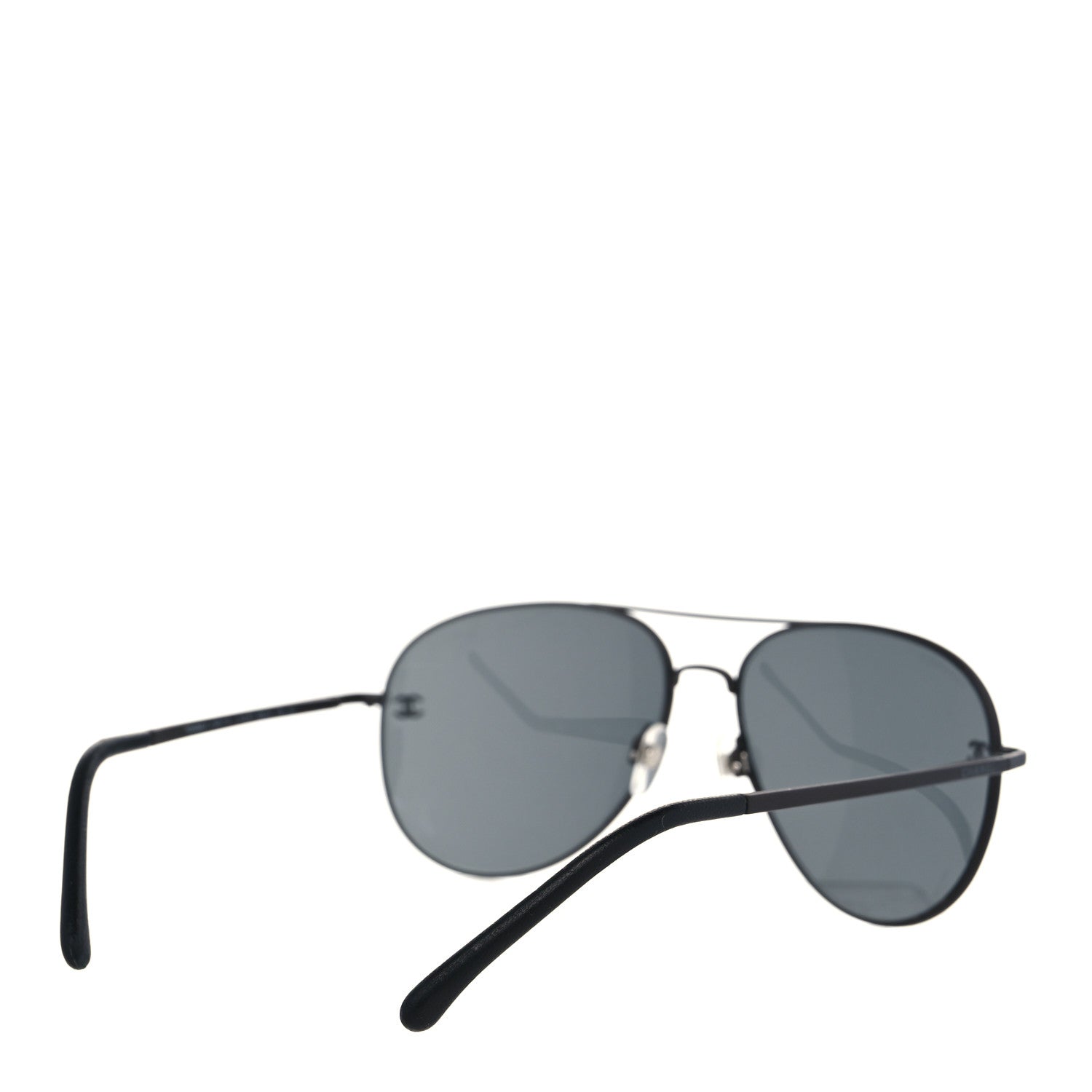 Chanel Aviator CC Sunglasses 4189-T-Q Matte Brown Dark Grey 3 of 8