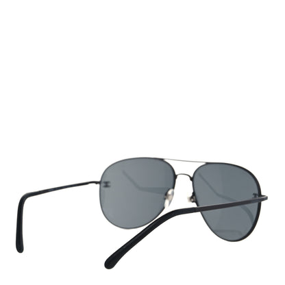 Chanel Aviator CC Sunglasses 4189-T-Q Matte Brown Dark Grey 3 of 8