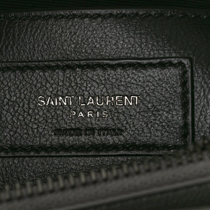 Saint Laurent Sheepskin Matelasse Chevron Monogram Medium College Bag New Stone Grey 7 of 15