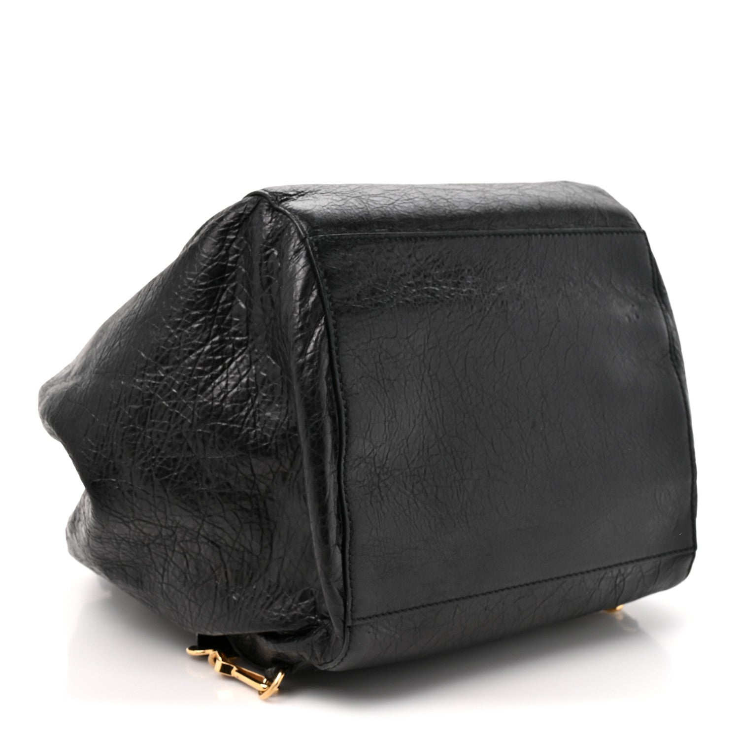 Balenciaga Agneau Giant 12 Gold Hardware Zip Traveler Backpack Black 3 of 9
