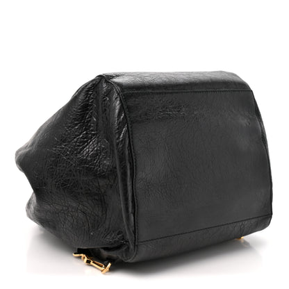 Balenciaga Agneau Giant 12 Gold Hardware Zip Traveler Backpack Black 3 of 9