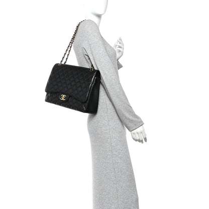 Chanel Caviar Quilted Maxi Double Flap Black 2 of 12