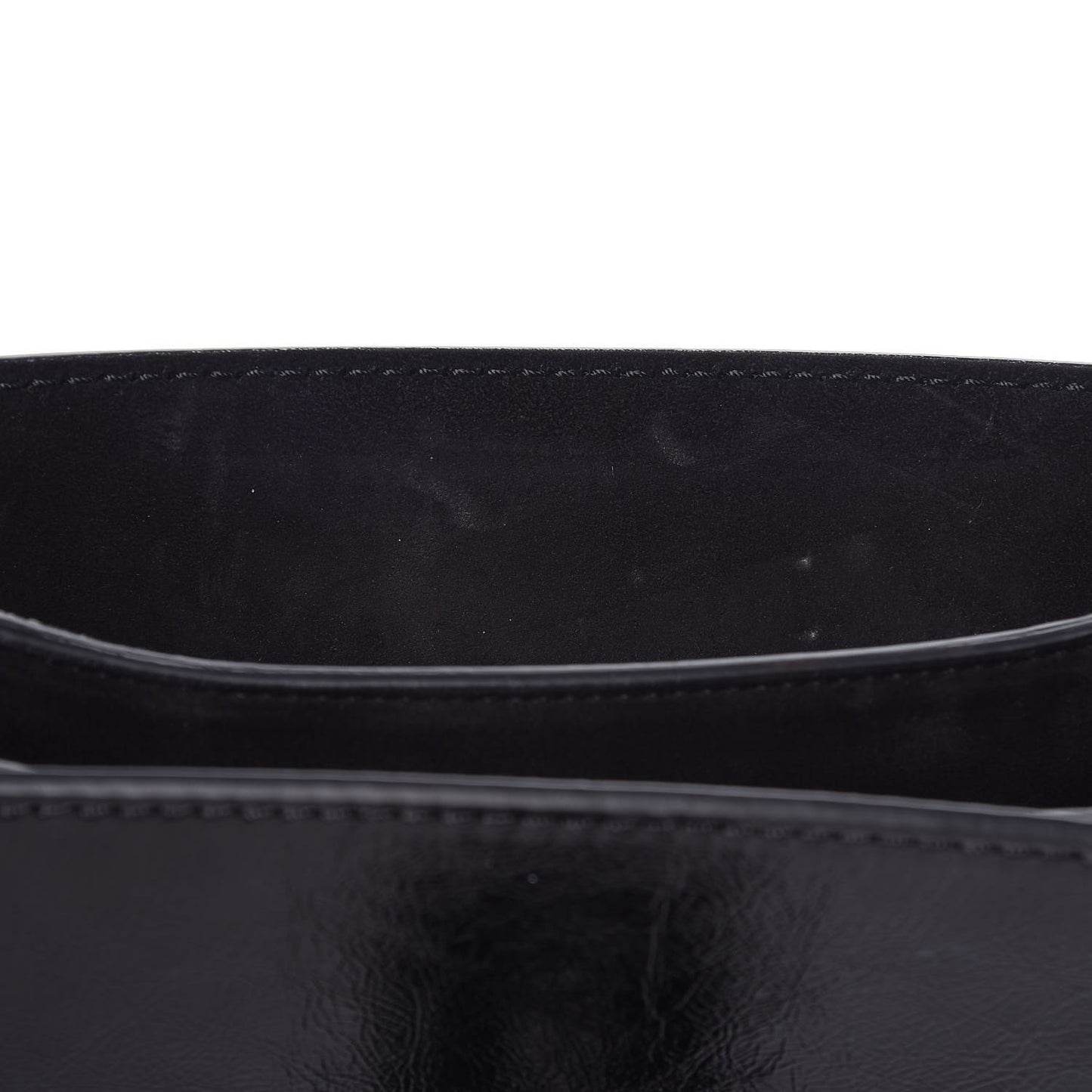Craquele Calfskin B-Rockstud Flap Black