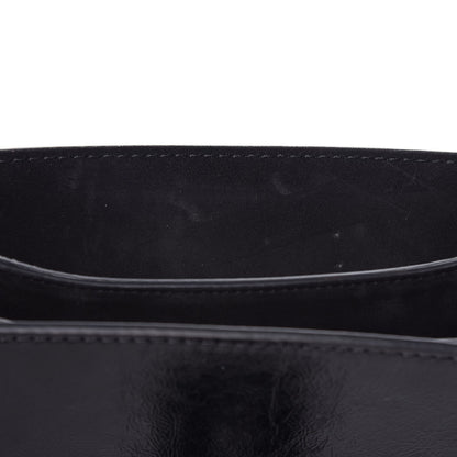 Valentino Garavani Craquele Calfskin B-Rockstud Flap Black 7 of 8