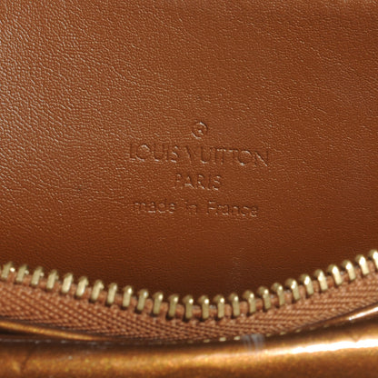 Louis Vuitton Patent Mott Long Strap Bronze 8 of 9