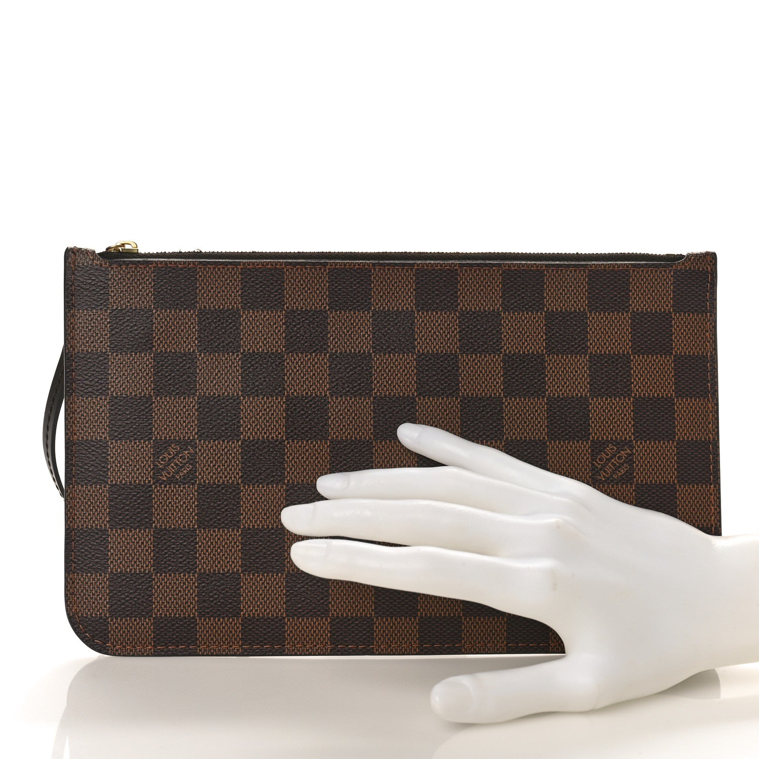 Louis Vuitton Damier Ebene Neverfull MM GM Pochette 2 of 9