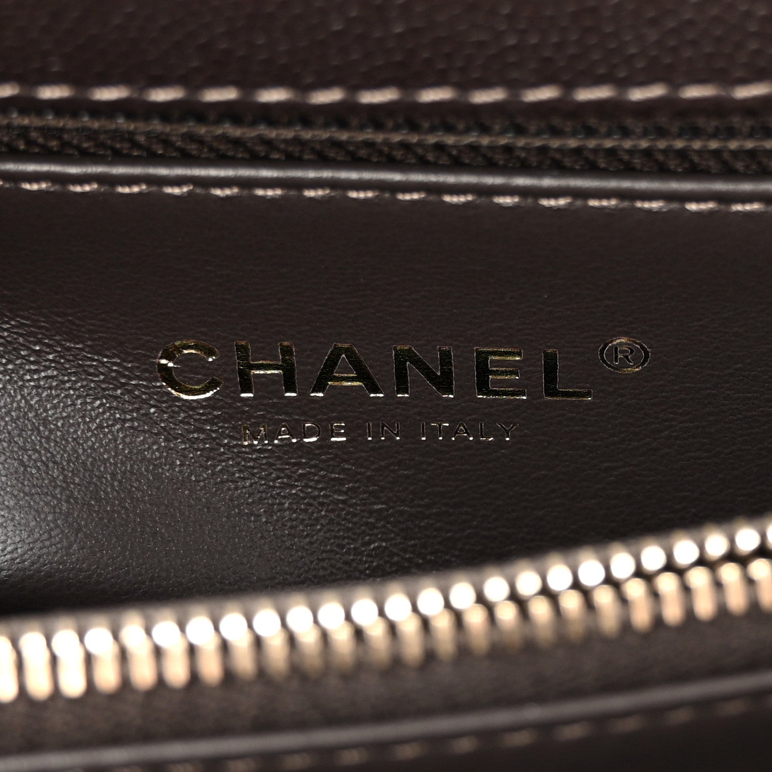 Chanel Caviar Quilted Small Coco Handle Flap Dark Brown Dark Brown 6 of 10