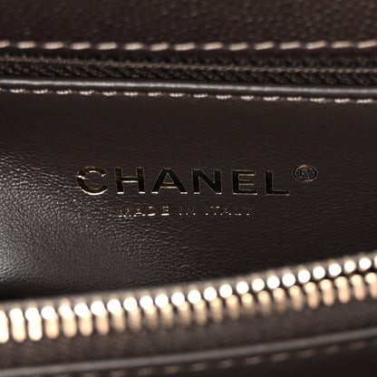 Chanel Caviar Quilted Small Coco Handle Flap Dark Brown Dark Brown 6 of 10