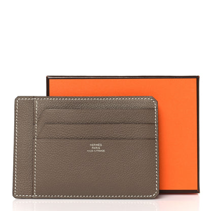 Hermes Evercolor City 8CC Card Holder Etoupe 7 of 7