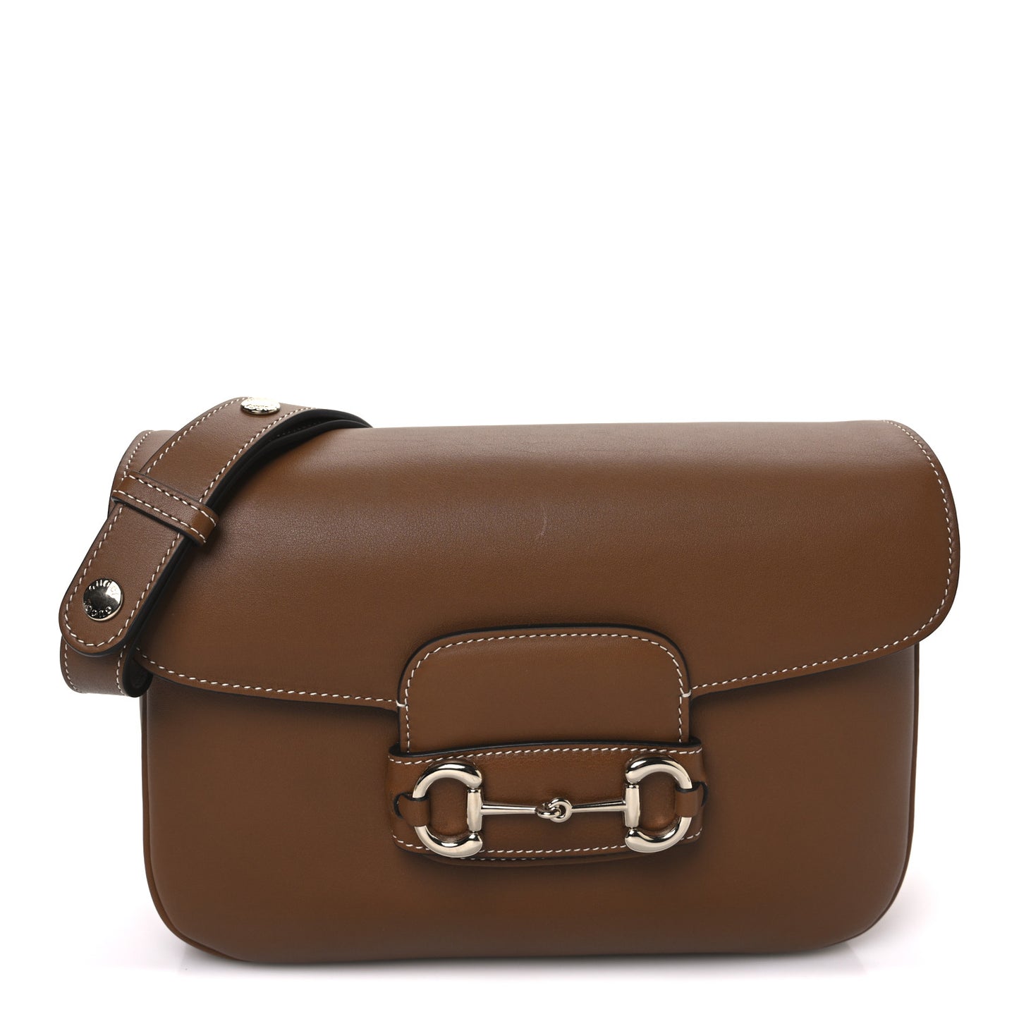 Arabella Calfskin Horsebit 1955 Soft Small Shoulder Bag Sundial