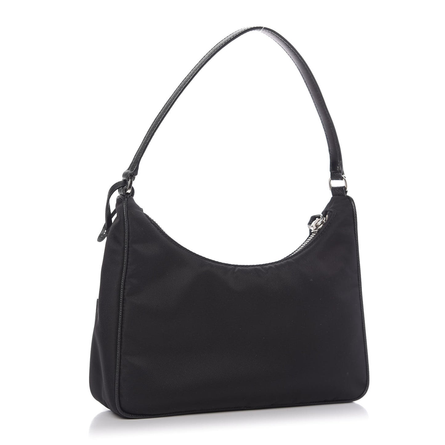 Tessuto Nylon Saffiano Mini Re-Edition 2005 Bag Black