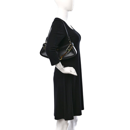 Fendi Vitello Queen Palmellato Fendi O'Lock Swing Black 2 of 10