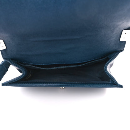 Chanel Caviar Quilted Small Boy Flap Blue 5 of 10