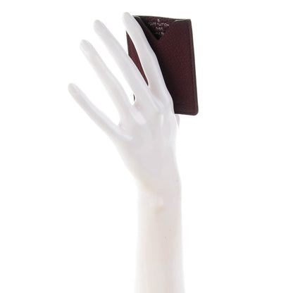Louis Vuitton Taurillon Card Holder Bordeaux 2 of 6