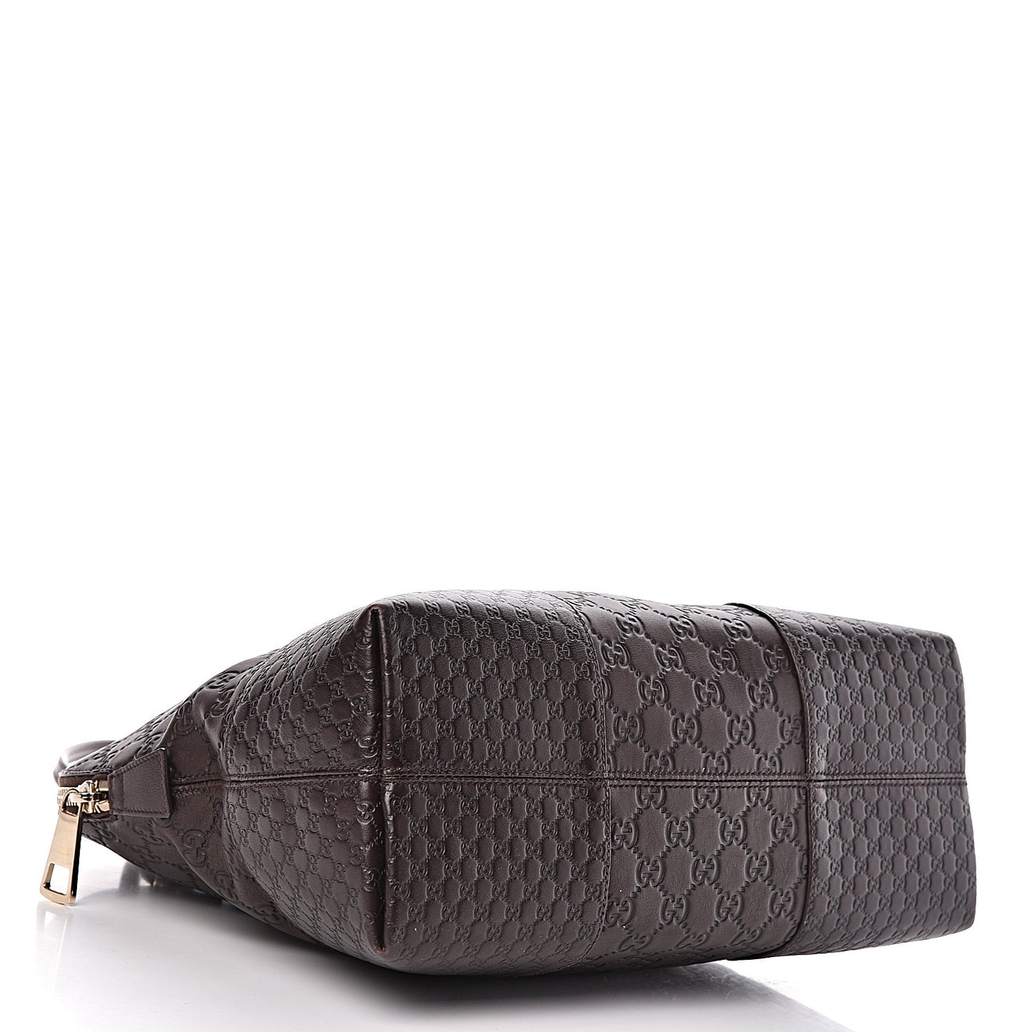 Guccissima Medium Bree Shoulder Bag Chocolate
