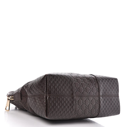 Gucci Guccissima Medium Bree Shoulder Bag Chocolate 4 of 10