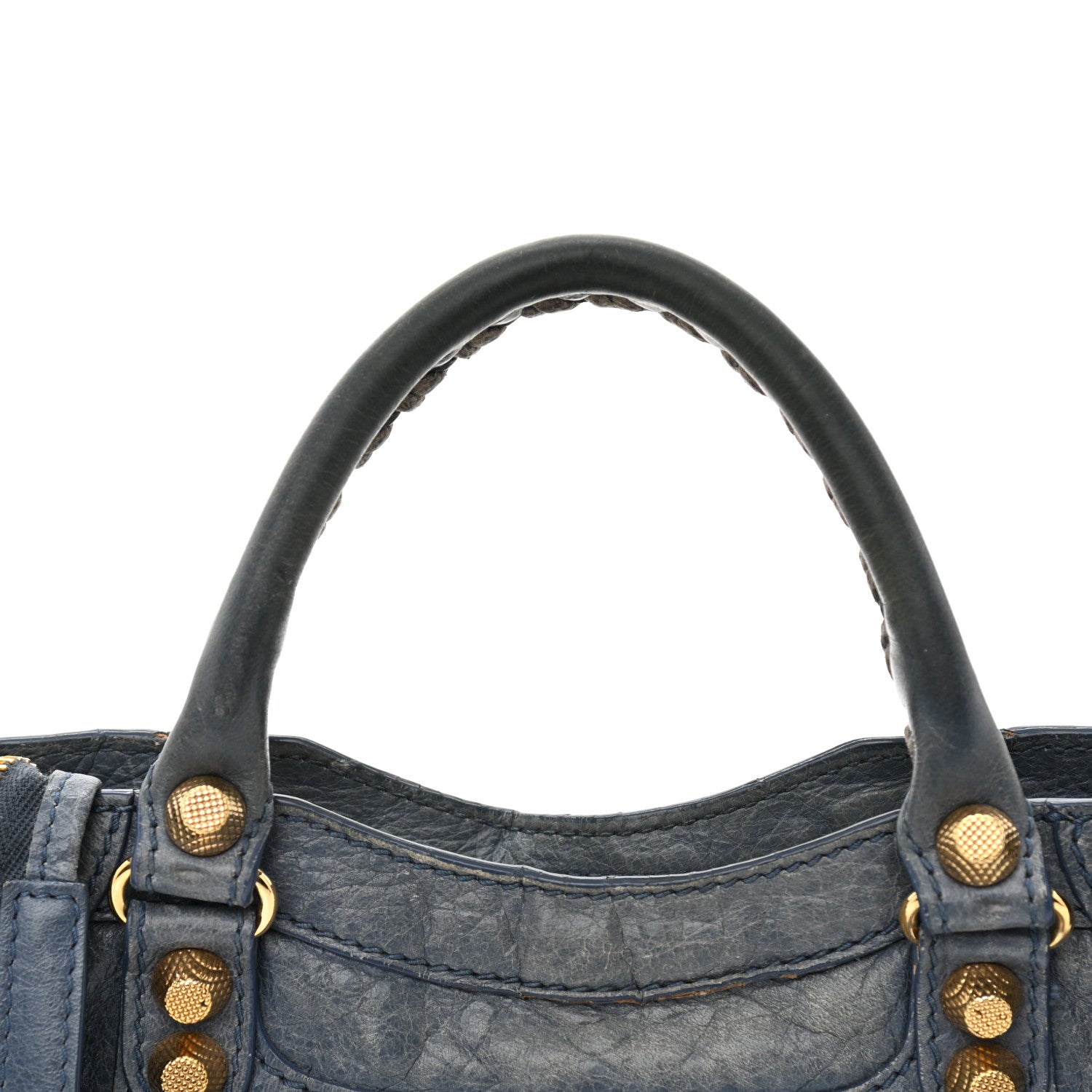 Balenciaga Agneau Giant 12 Gold Hardware Mini City Bleu Persan 15 of 17