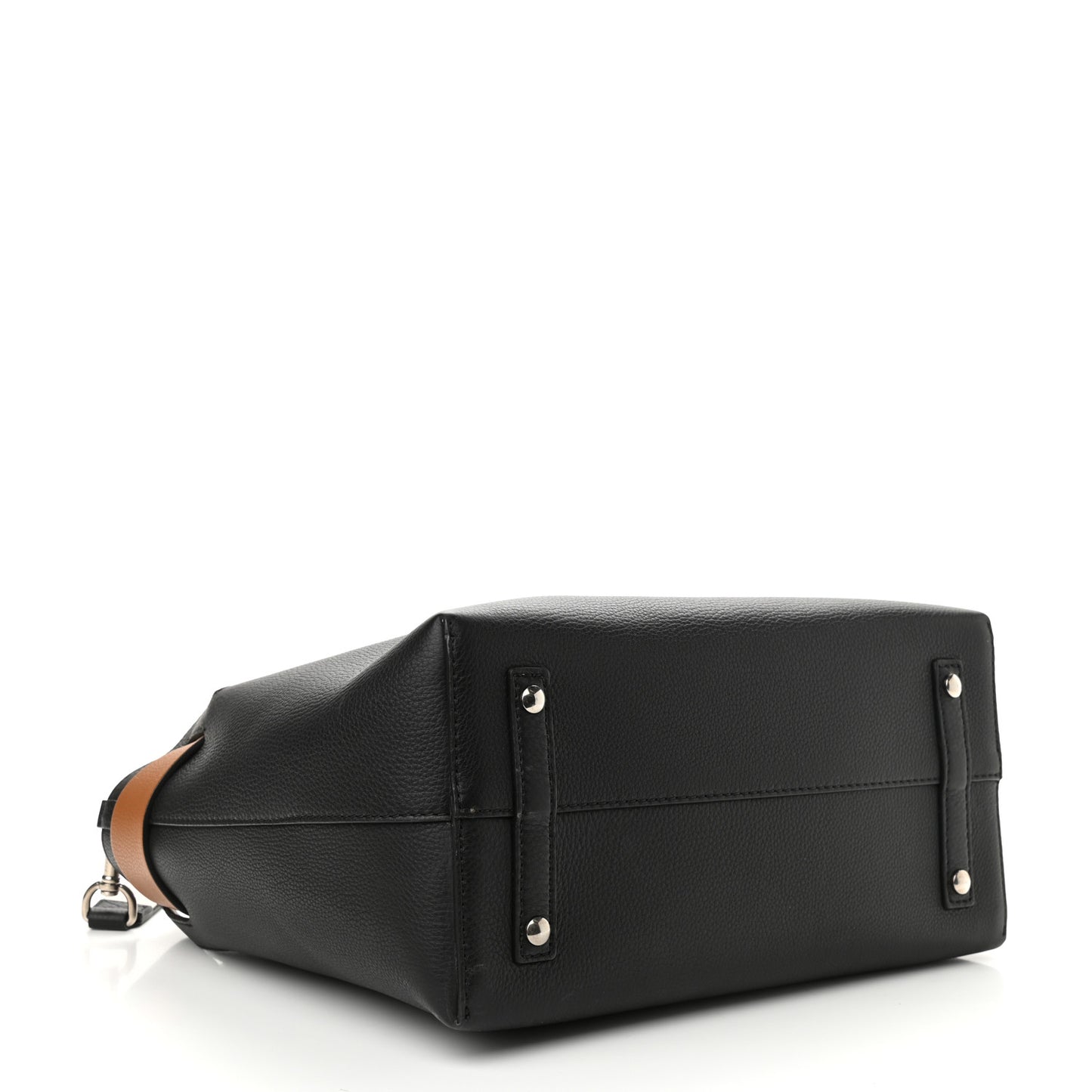 Marais Calfskin Medium Belt Bag Black Brown