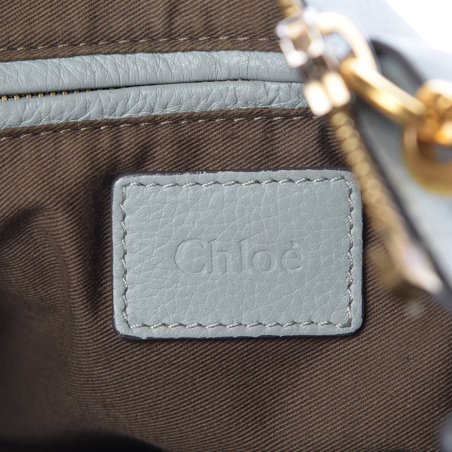 Chloe Calfskin Medium Marcie Satchel Cloudy Blue 7 of 13