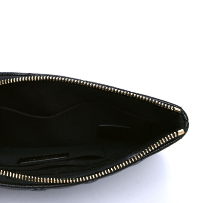 Chanel Caviar Quilted Small French New Wave CC Pouch Black 4 of 4