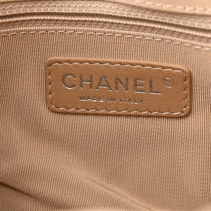Chanel Caviar Quilted Timeless Accordion Flap Light Beige 6 of 11