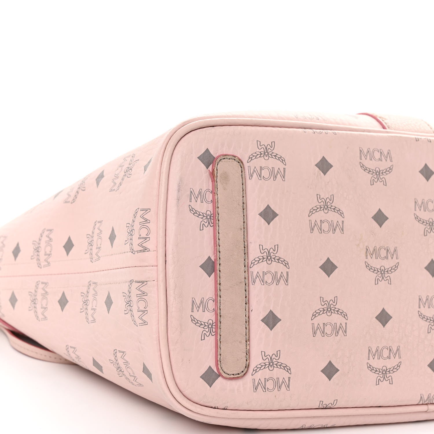 MCM Visetos Medium Liz Reversible Shopper Tote Soft Pink 14 of 21