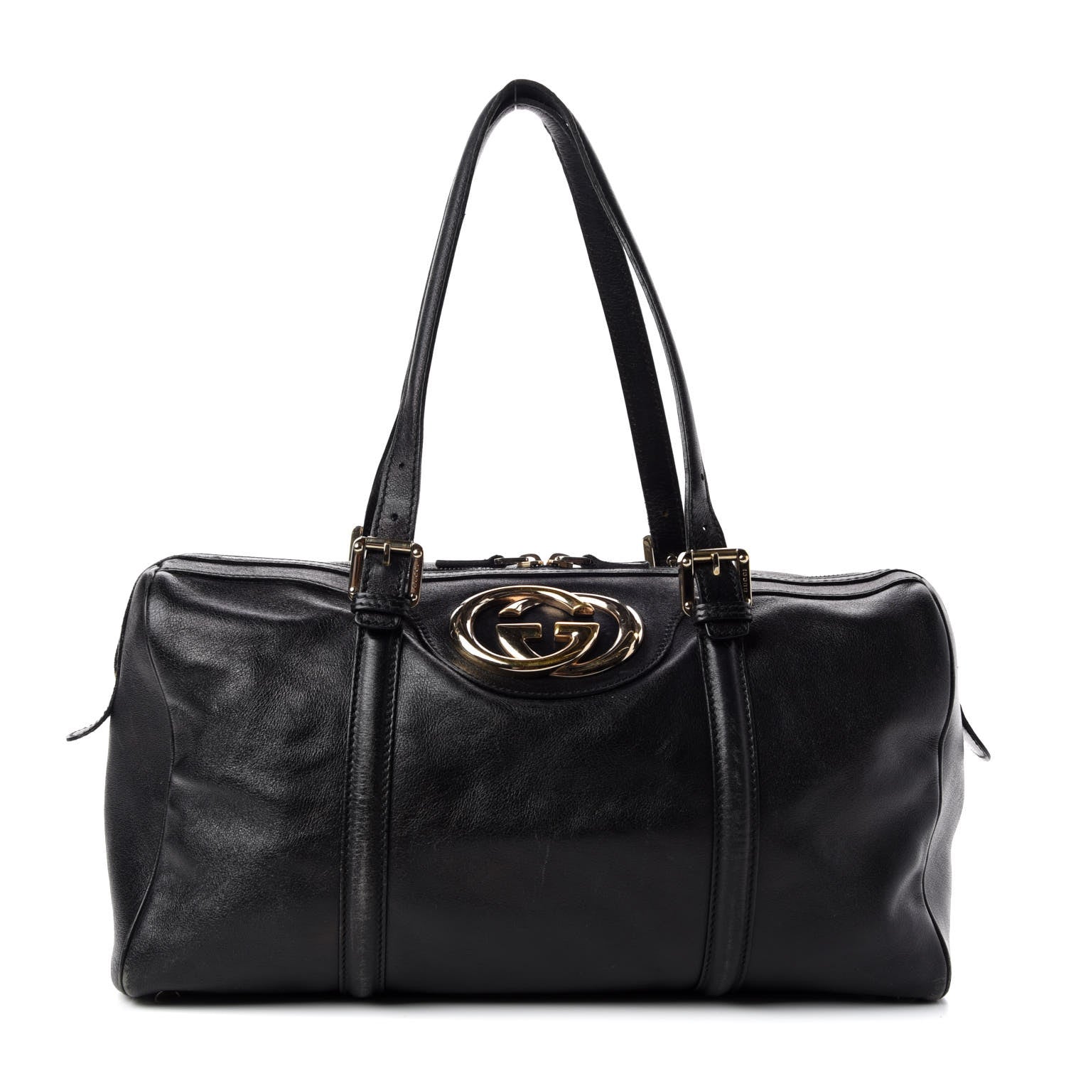 Gucci Calfskin Medium Britt Boston Black 1 of 25