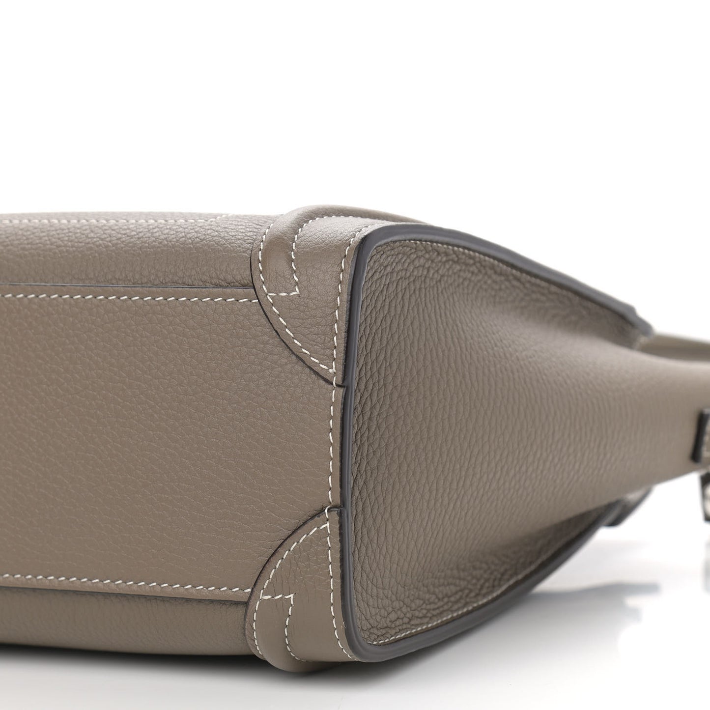 Drummed Calfskin Nano Luggage Souris