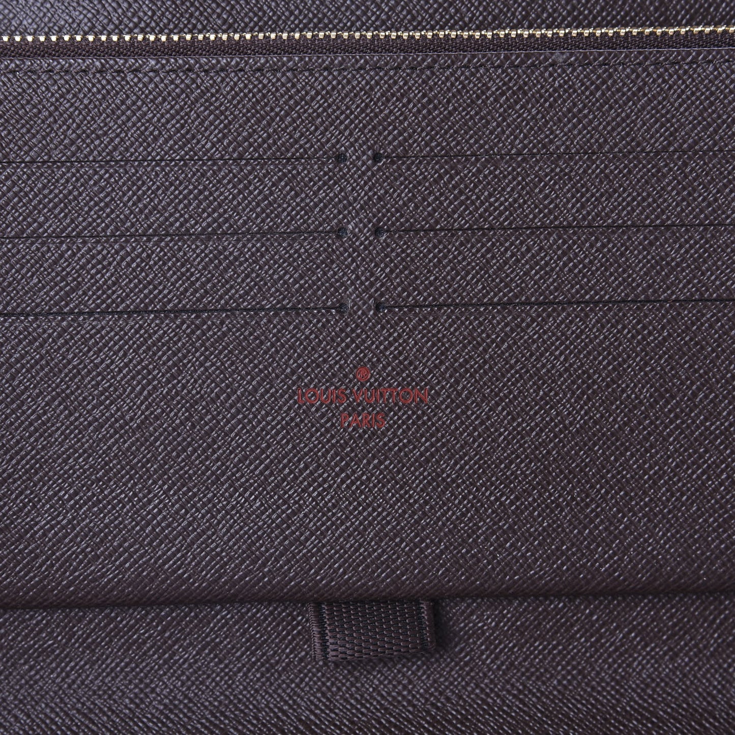 Damier Ebene Zippy Organizer Wallet