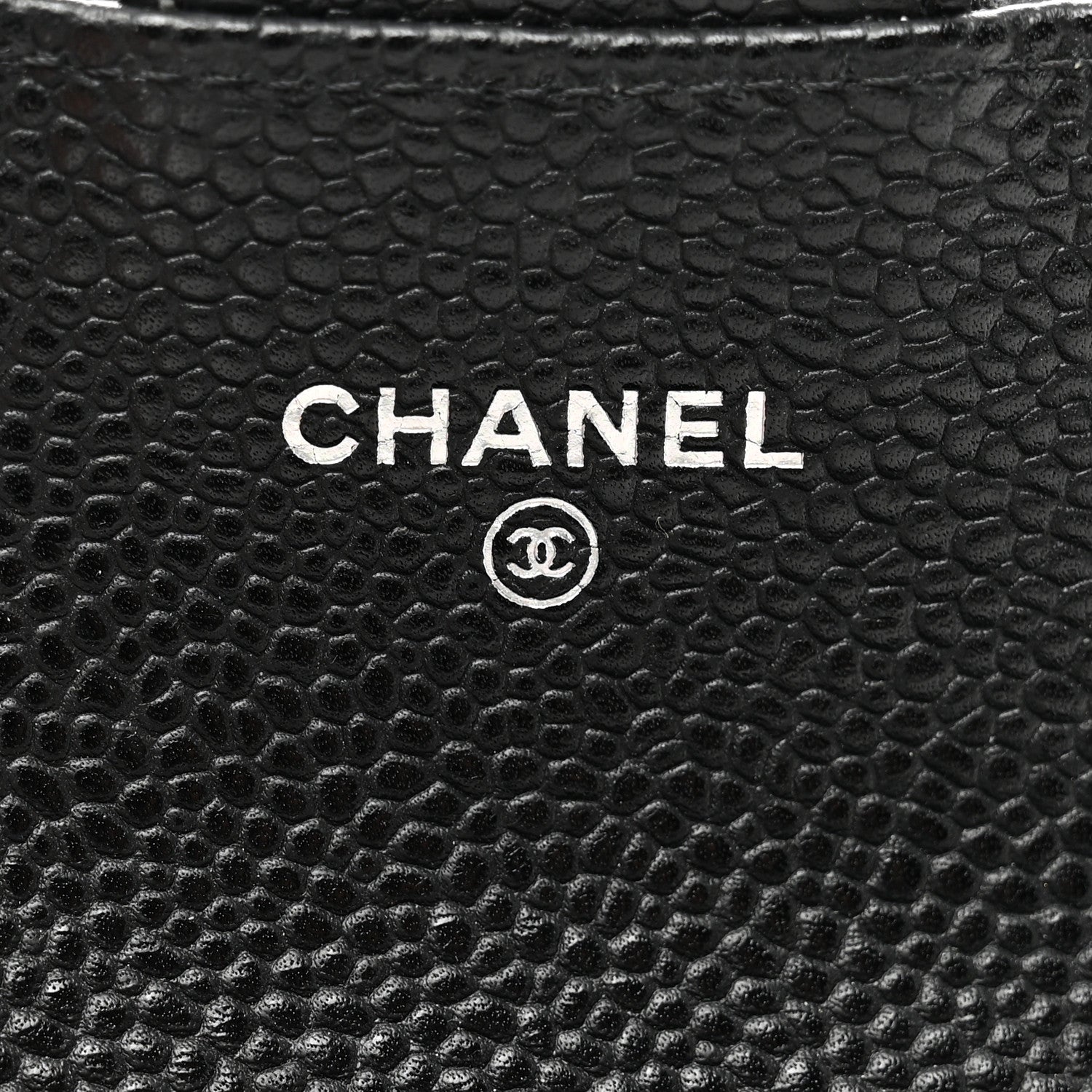 Chanel Caviar Quilted Flap Card Holder Wallet Black 7 of 9
