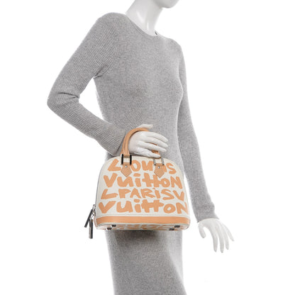 Louis Vuitton Graffiti Alma MM Peach 2 of 6